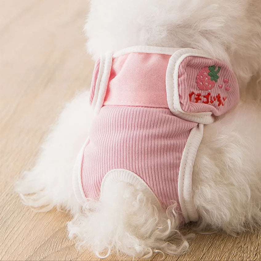 Dog Diaper Physiological Pants Sanitary Reusable Washable Female Dog Panties Shorts Underwear Briefs for Dogs Nappy Wrap XS-XXL