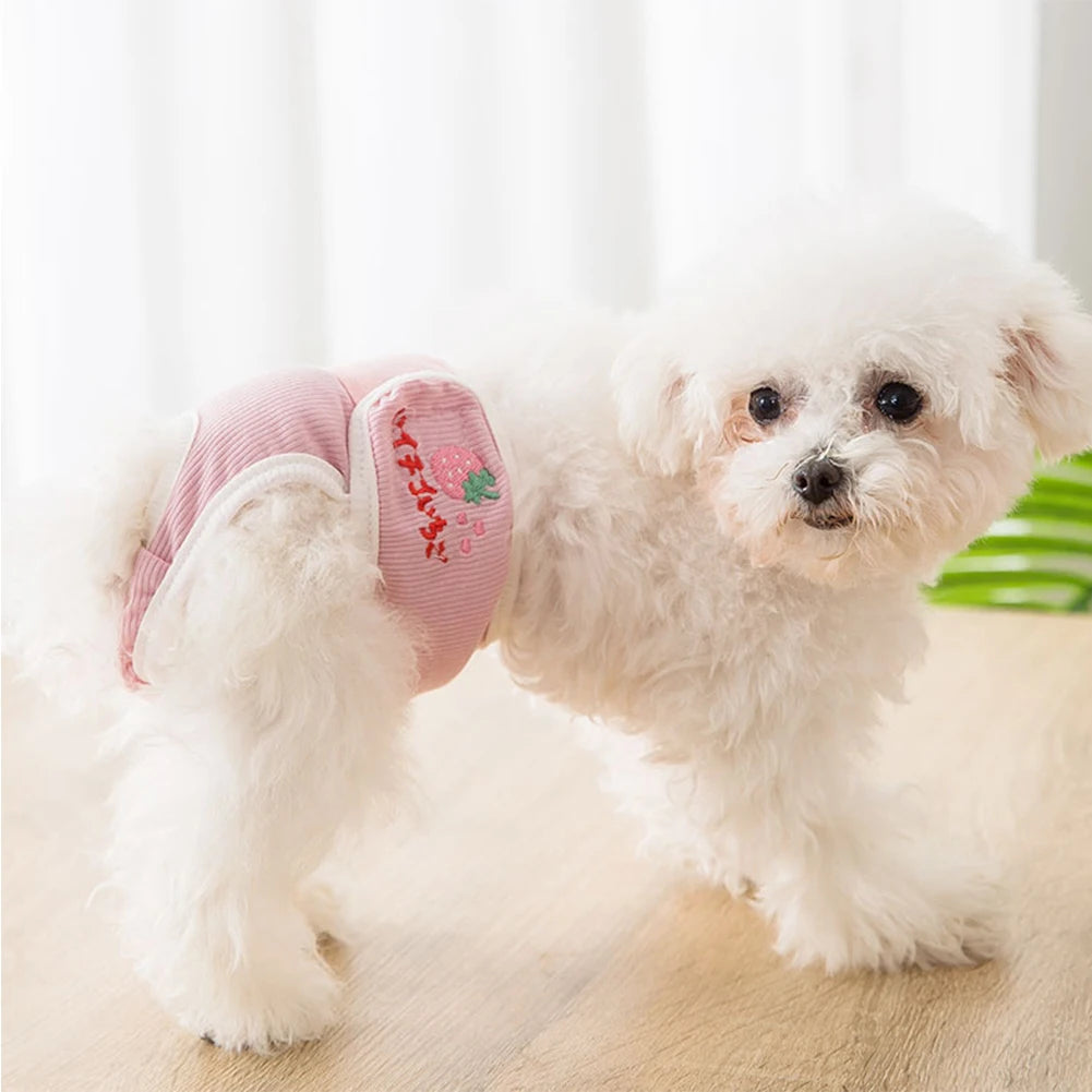 Dog Diaper Physiological Pants Sanitary Reusable Washable Female Dog Panties Shorts Underwear Briefs for Dogs Nappy Wrap XS-XXL