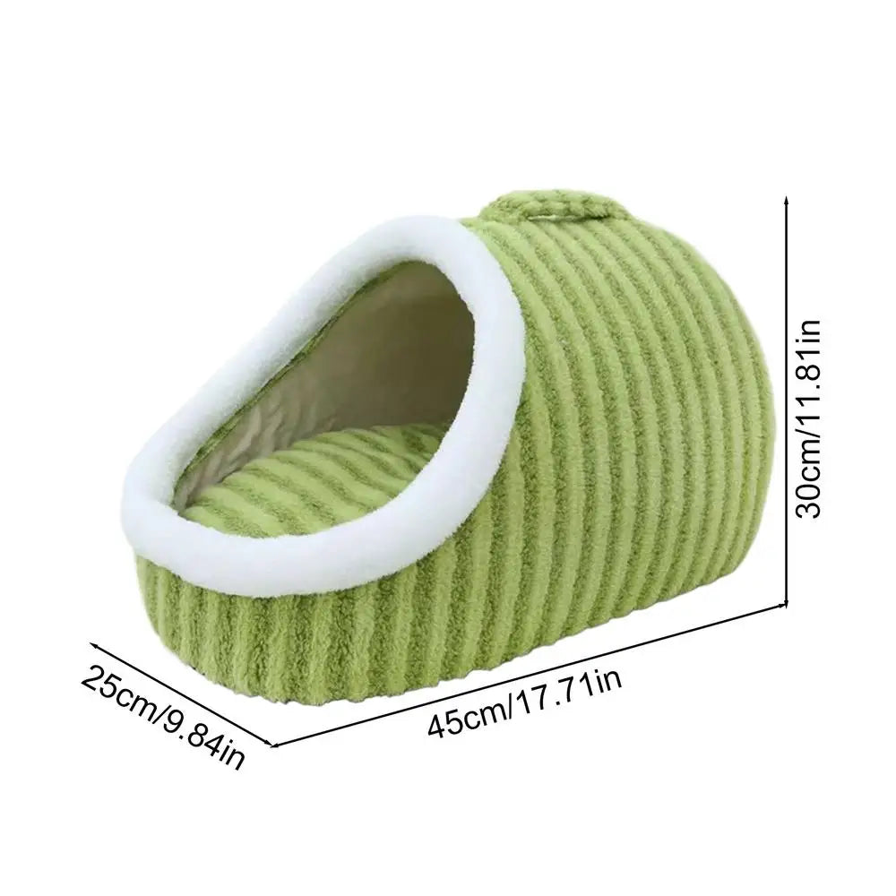 Cat Cave For Indoor Cats Medium Large Cats Cave Bed Cozy Slipper For Indoor Pets Cozy Pet Hideaway Bed Cute Covered Cat Bed With