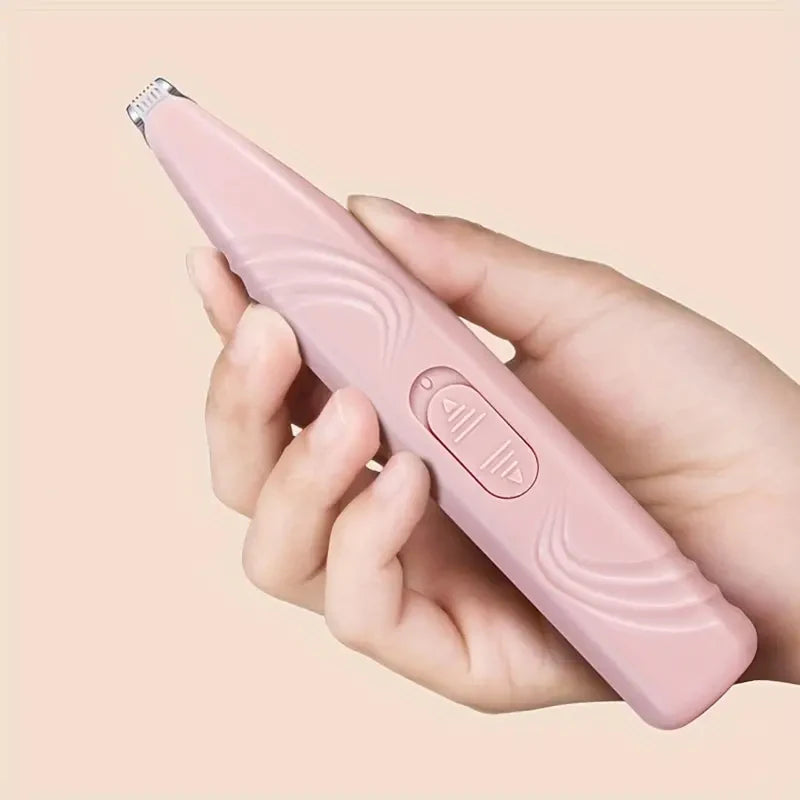 1 non battery pet shaver electric clipper suitable for cats and dogs. It can be used to shave foot hair, buttocks hair, eyes hai