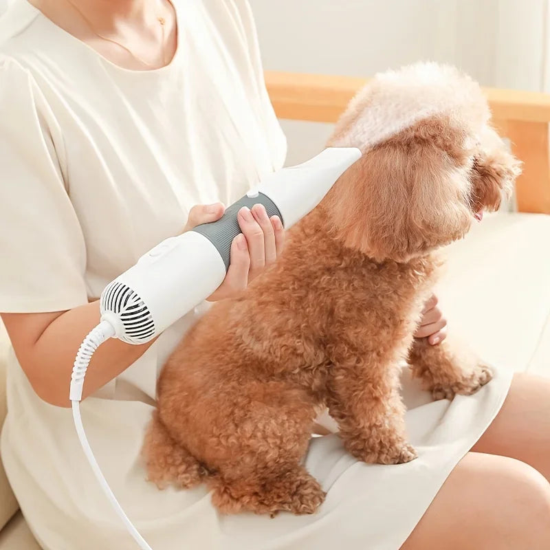 Dog Water Blower Hair Pulling Blowing Wind Modeling 3 In 1 Artifact Dog Hair Pulling Machine Hair Dryer Teddy Hair Comb Beauty