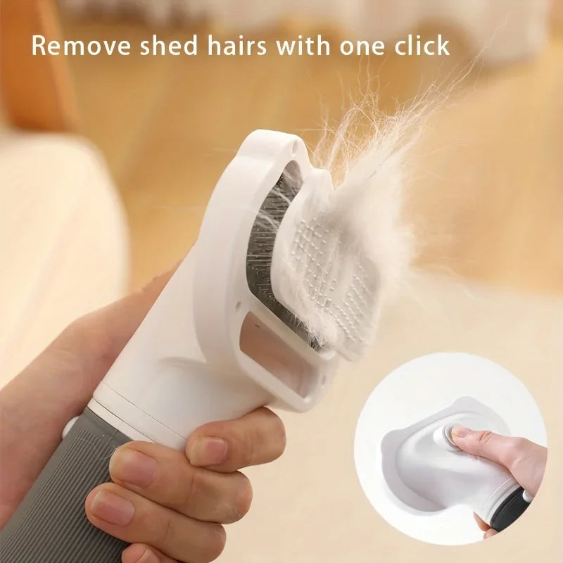 Dog Water Blower Hair Pulling Blowing Wind Modeling 3 In 1 Artifact Dog Hair Pulling Machine Hair Dryer Teddy Hair Comb Beauty