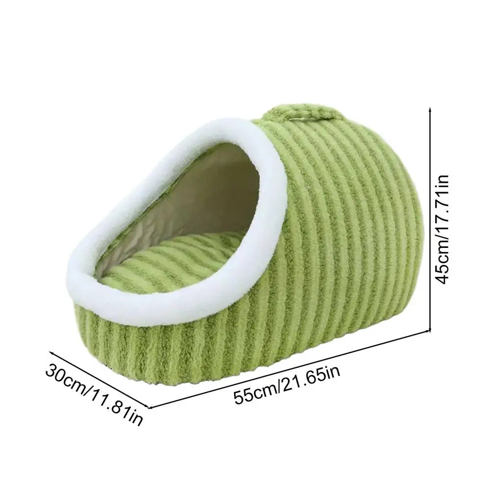 Cat Cave For Indoor Cats Medium Large Cats Cave Bed Cozy Slipper For Indoor Pets Cozy Pet Hideaway Bed Cute Covered Cat Bed With